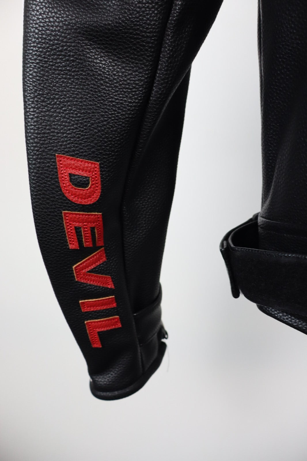 DEVIL SLAYER MVP GIUBBINO MOTO ECOPELLE UOMO TG XXL MEN JACKET SPORT