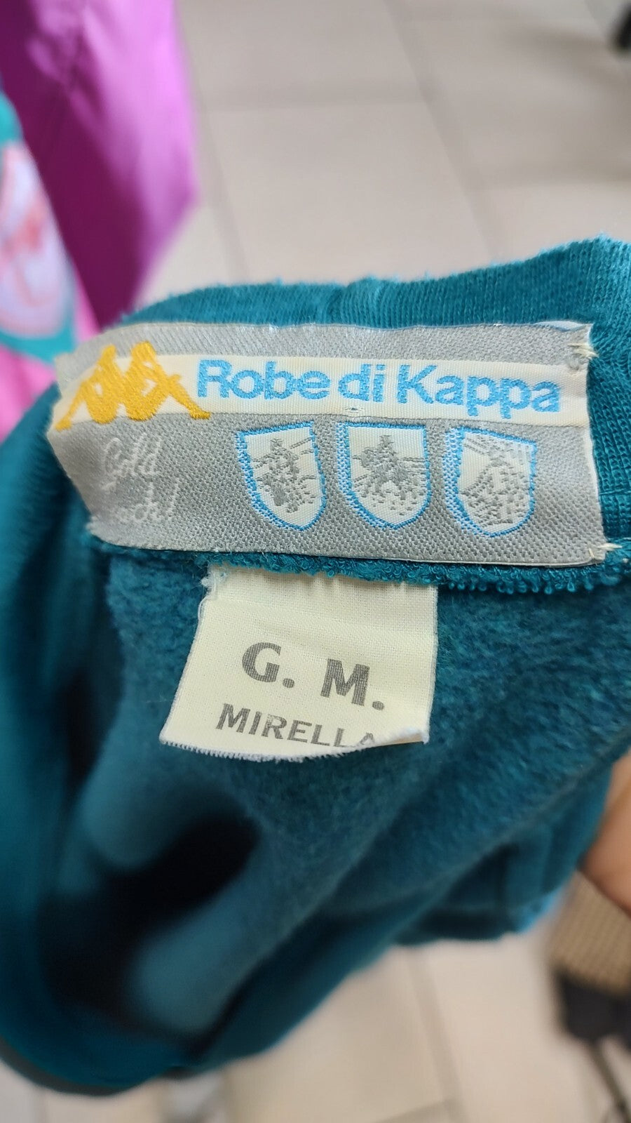 ROBE DI KAPPA FELPA UOMO Tg M MAN SPORT JACKET SWEATSHIRT VINTAGE