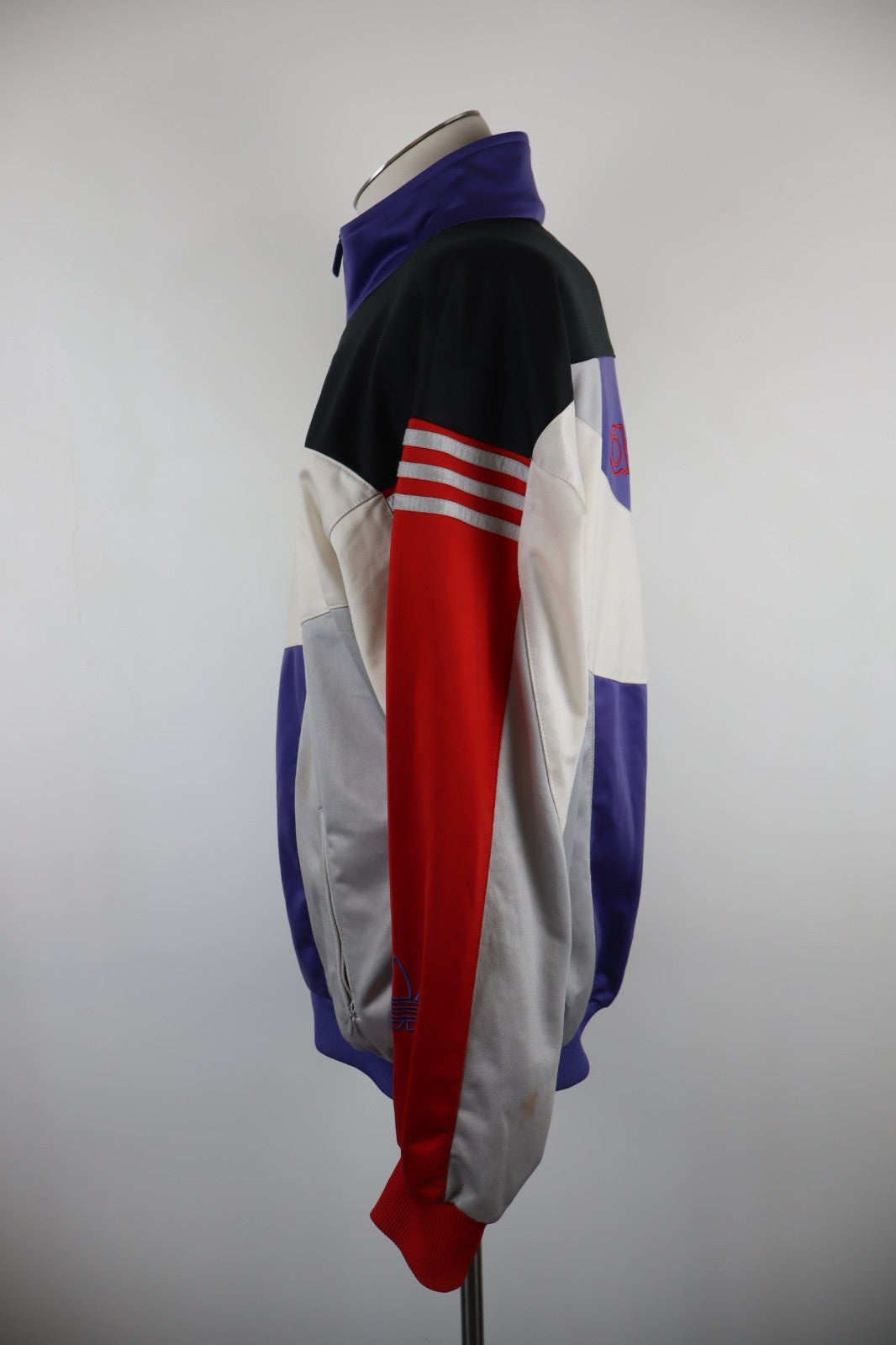 ADIDAS '80S GIACCA SPORTIVA UOMO Tg D7 MAN VINTAGE CASUAL SPORT JACKET CON ZIP