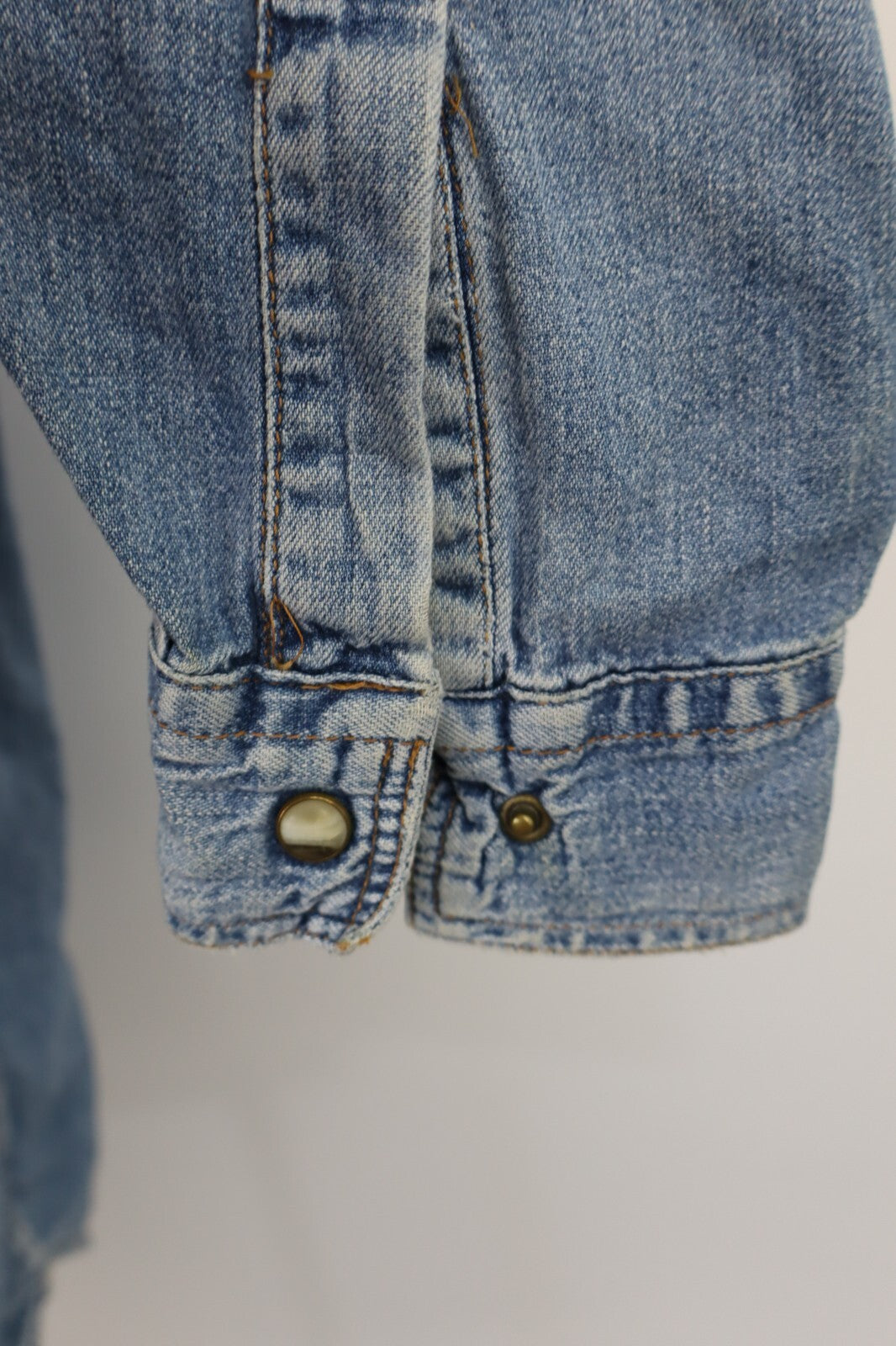 RIFLE CAMICIA JEANS UOMO TG. XL REGULAR  MAN CASUAL VINTAGE SHIRT COTONE DENIM