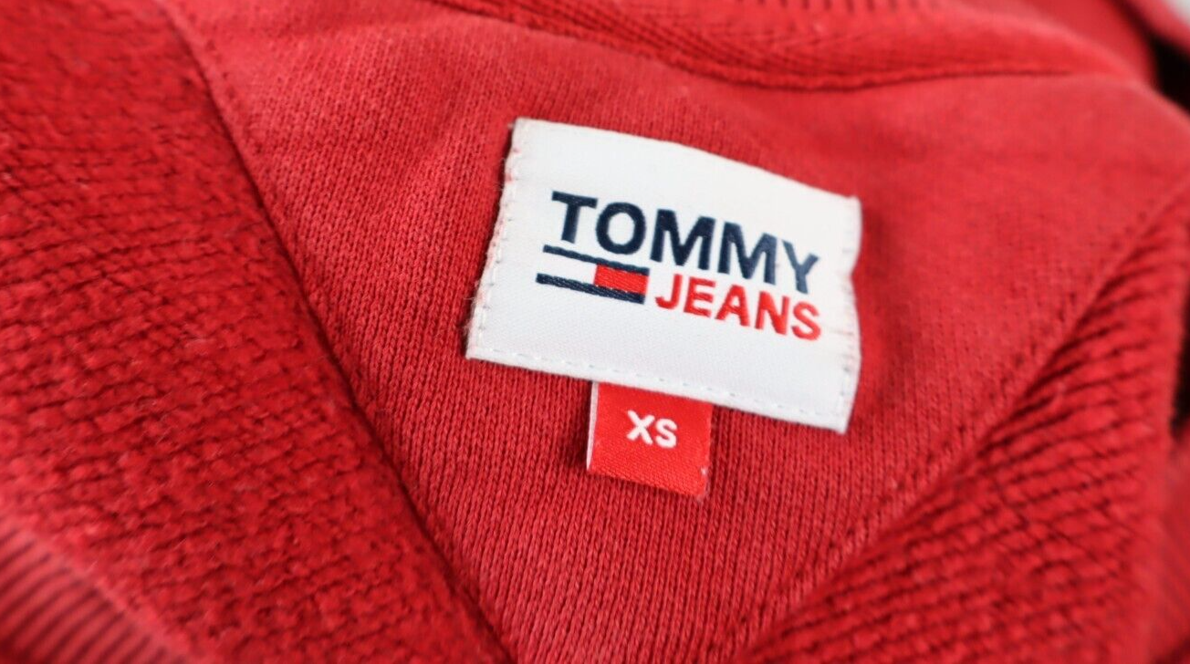 TOMMY HILFIGER JEANS FELPA UOMO Tg XS MAN SPORT JACKET SWEATSHIRT VINTAGE