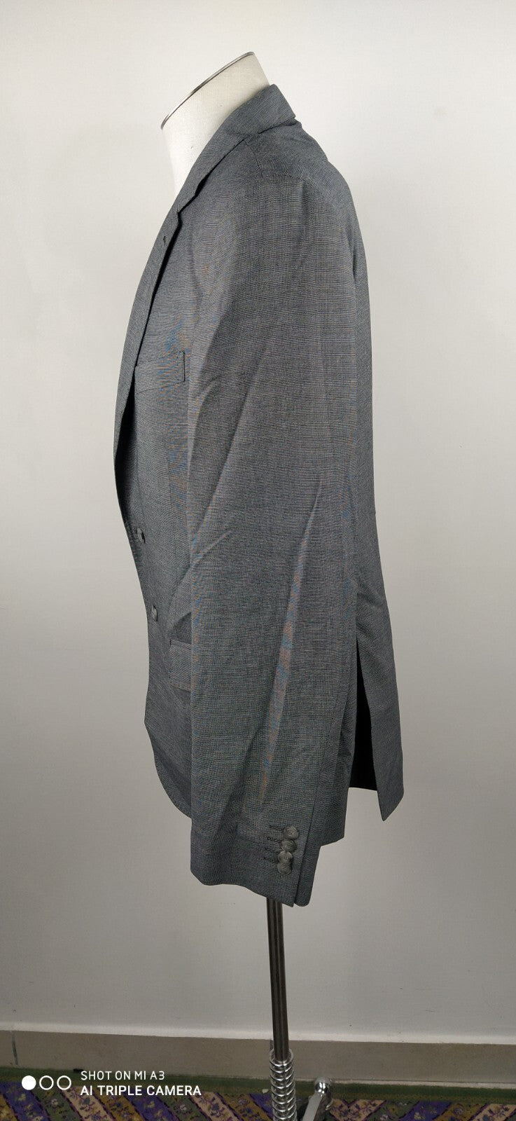 TRUSSARDI JEANS BLAZER GIACCA LANA WOOL UOMO Tg 54 MAN JACKET VINTAGE CASUAL