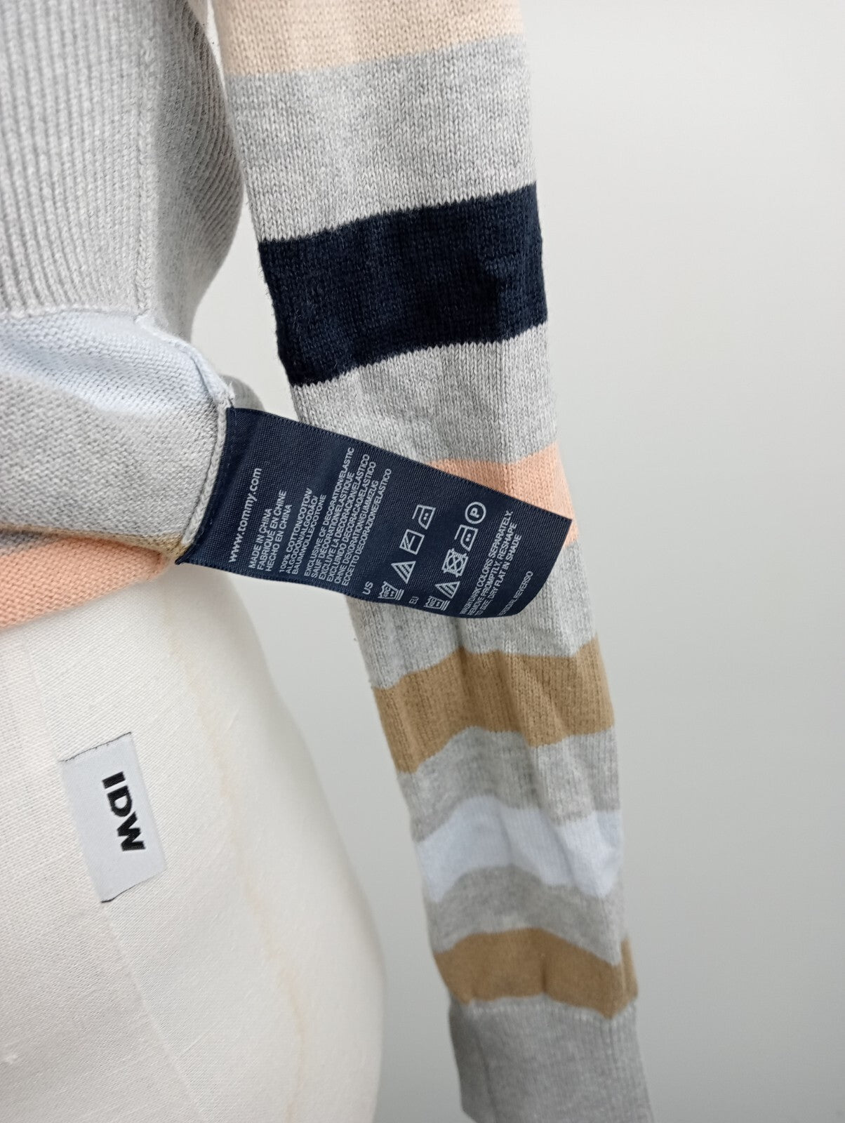 TOMMY HILFIGER MAGLIONE UOMO Tg. S MAN SWEATER CASUAL VINTAGE COTONE COTTON