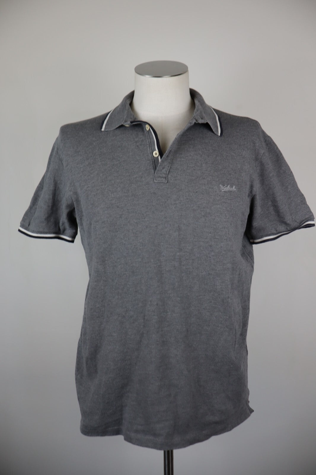 WOOLRICH MAGLIA POLO UOMO TG L MAN T-SHIRT CASUAL VINTAGE COTONE