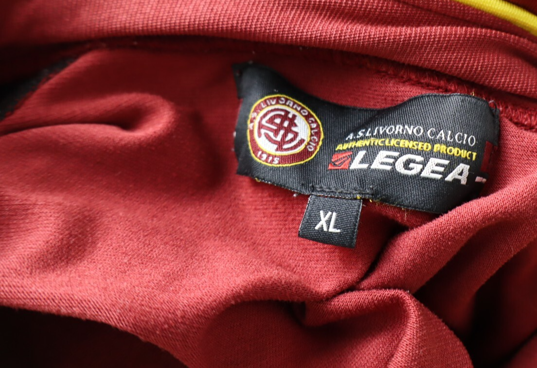 LEGEA LIVORNO N 14 MAGLIA CALCIO UOMO Tg XL SOCCER TRIKOT MAN VINTAGE JERSEY