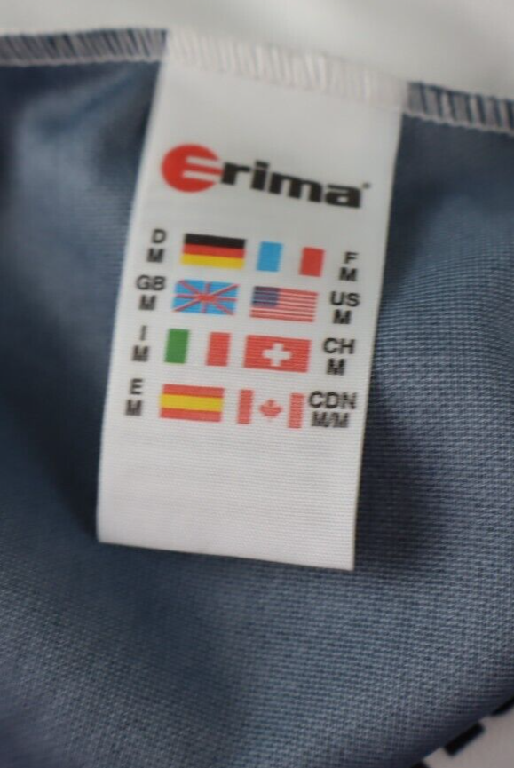 ERIMA MAGLIA CALCIO UOMO Tg M T-SHIRT SOCCER JERSEY SPORT VINTAGE