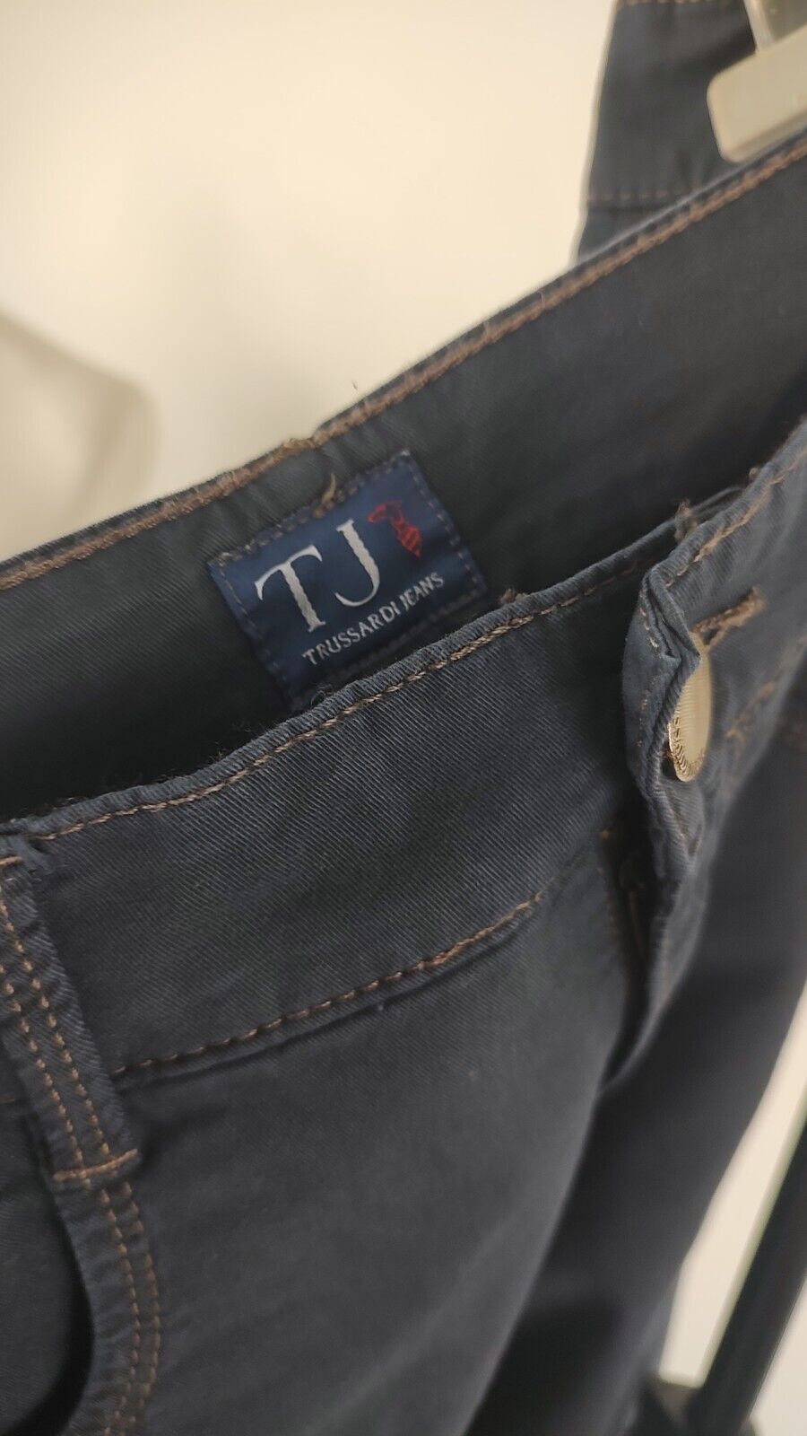 TRUSSARDI JEANS PANTALONE COTONE UOMO 52 MAN VINTAGE COTTON CASUAL PANTS