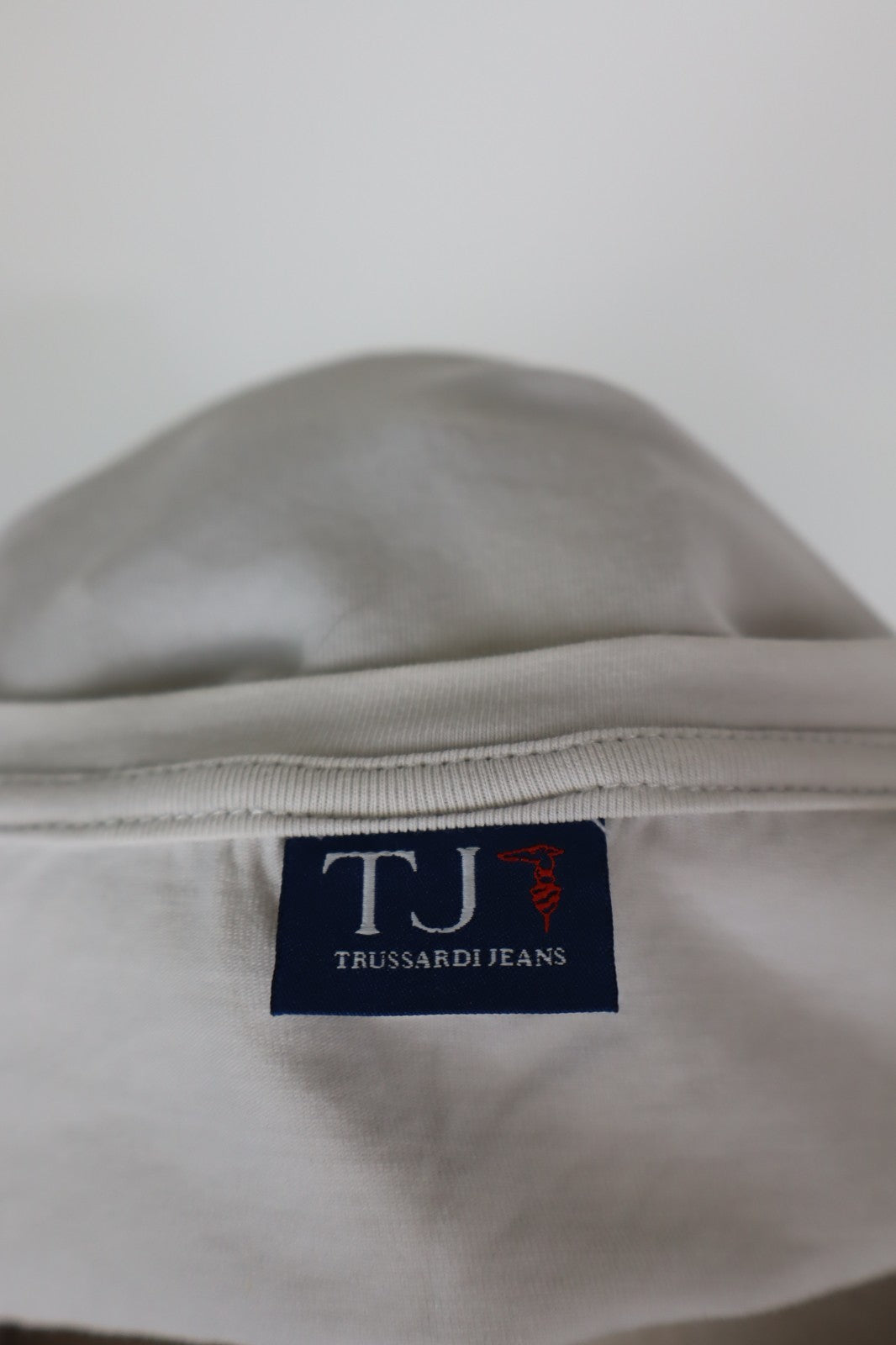 TRUSSARDI JEANS MAGLIA DONNA TG. M WOMAN CASUAL VINTAGE T-SHIRT TOP COTONE