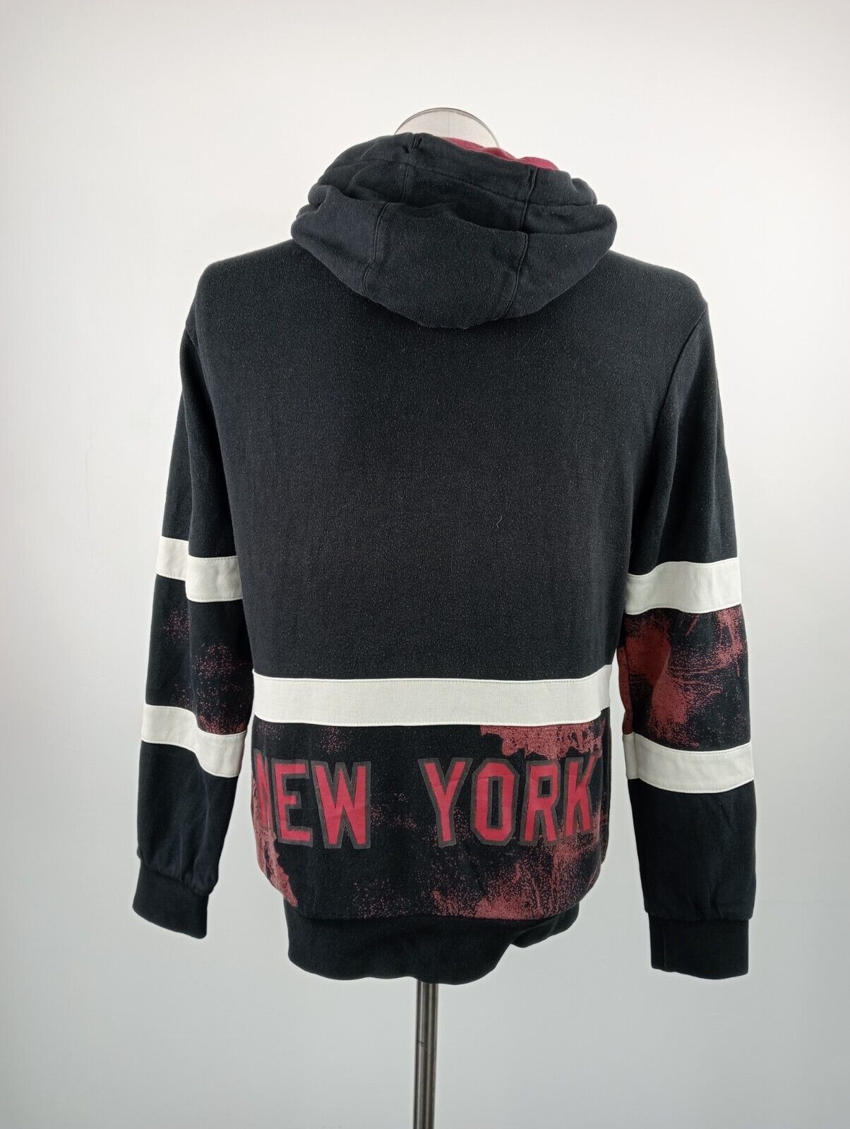 MAJESTIC BASEBALL NEW YORK FELPA UOMO Tg XS MAN SPORT  SWEATSHIRT CASUAL VINTAGE