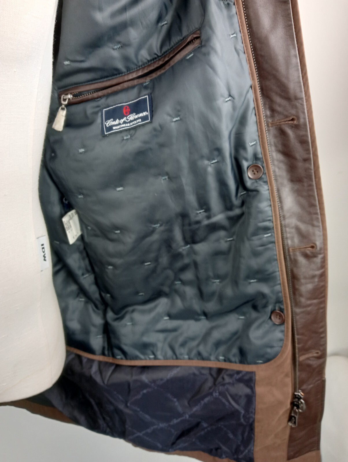 CONTE OF FLORENCE GIUBBINO GIACCA UOMO Tg M MAN CASUAL VINTAGE JACKET