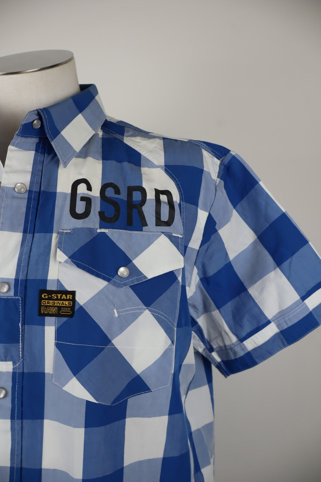 G-STAR RAW CAMICIA SHIRT UOMO Tg XL MAN VINTAGE CASUAL COTONE