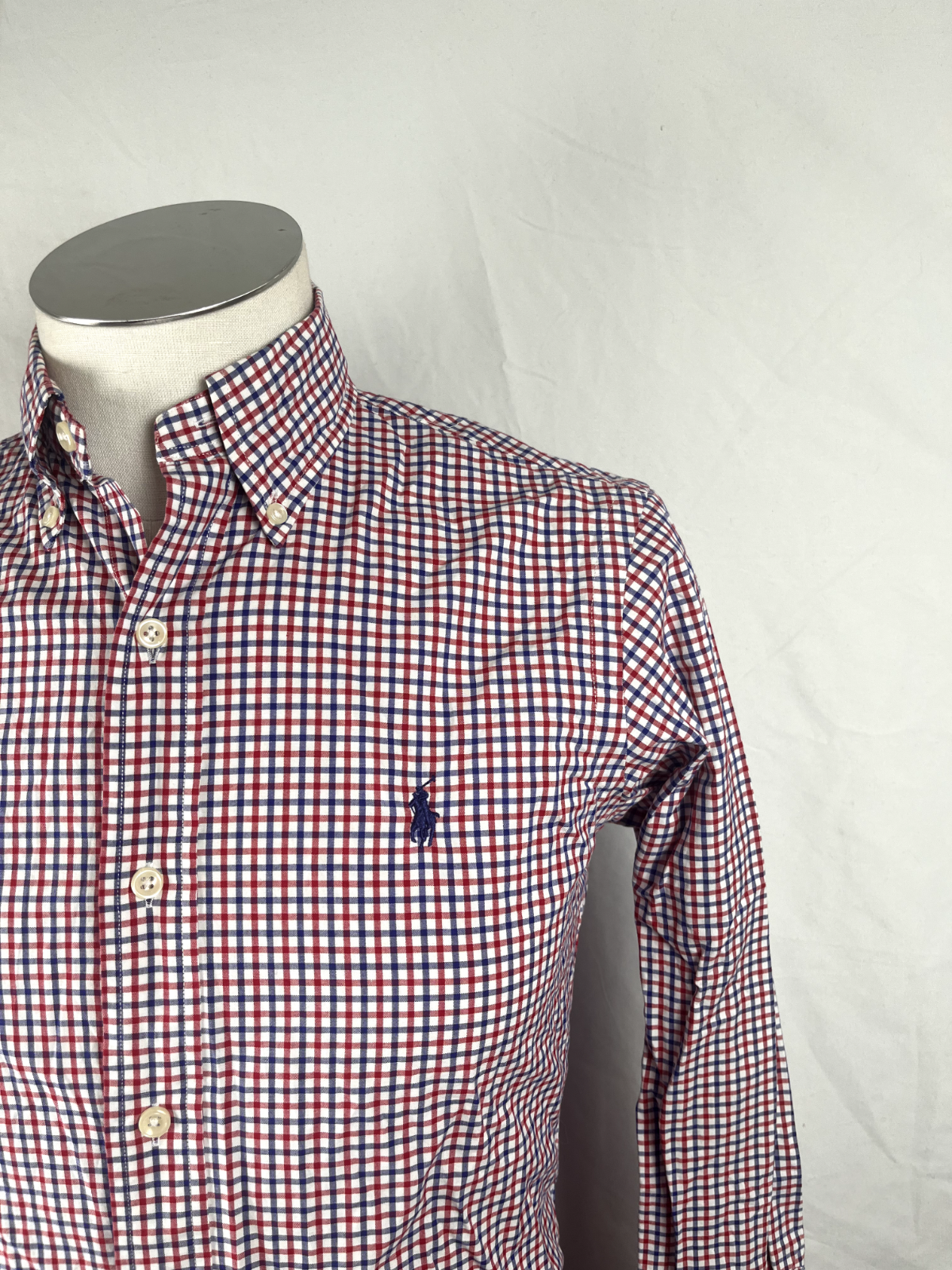 RALPH LAUREN CAMICIA UOMO COTONE TG. XS MAN CASUAL VINTAGE COTTON SHIRT