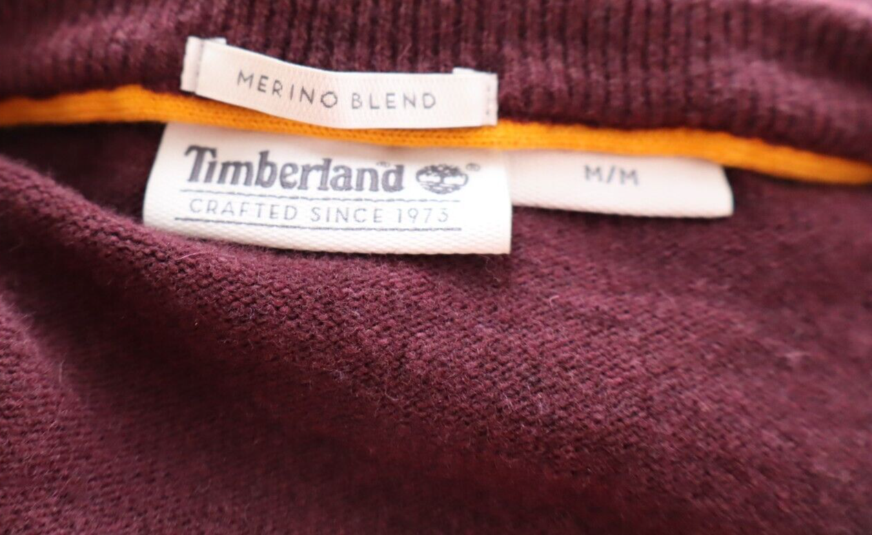 TIMBERLAND MAGLIONE LANA WOOL VINTAGE UOMO Tg. M MAN SWEATER CASUAL