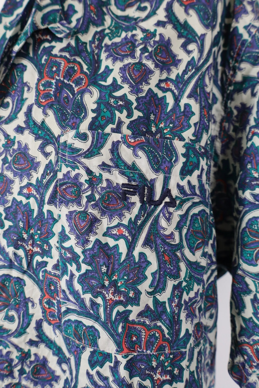 FILA CAMICIA UOMO TG XL MAN SHIRT CASUAL VINTAGE COTONE COTTON