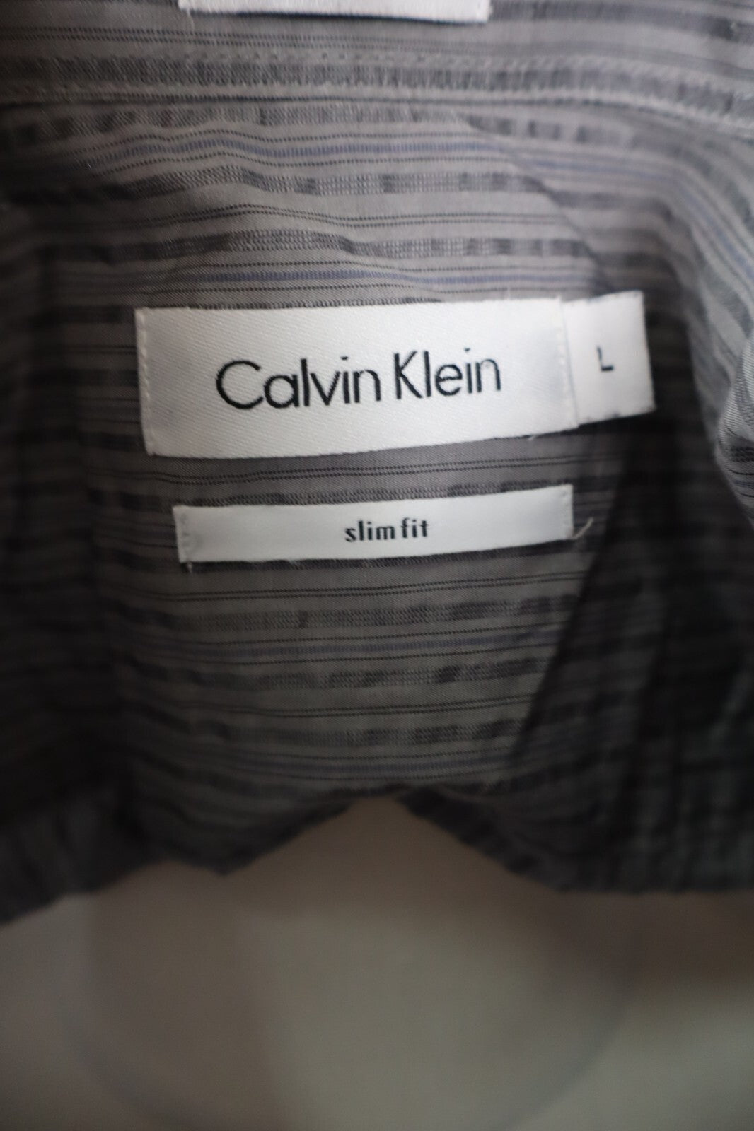 CALVIN KLEIN CK CAMICIA UOMO COTONE TG. L MAN CASUAL VINTAGE COTTON SHIRT