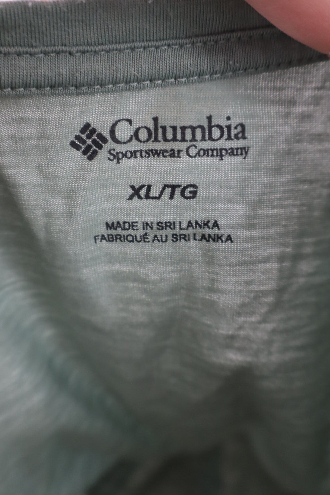 COLUMBIA MAGLIA UOMO TG XL MAN T-SHIRT CASUAL VINTAGE COTONE