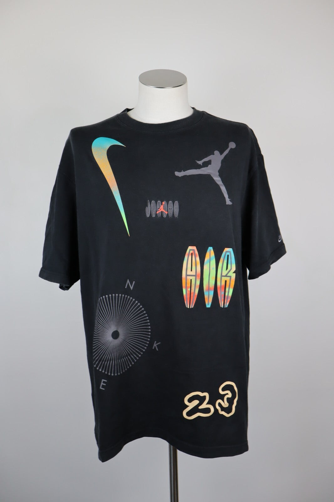 NIKE AIR JORDAN MAGLIA COTONE UOMO TG XL MAN COTTON T-SHIRT CASUAL VINTAGE