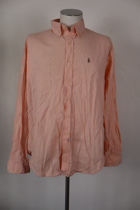 RALPH LAUREN CAMICIA UOMO TG. XL MAN CASUAL VINTAGE SHIRT COTONE COTTON
