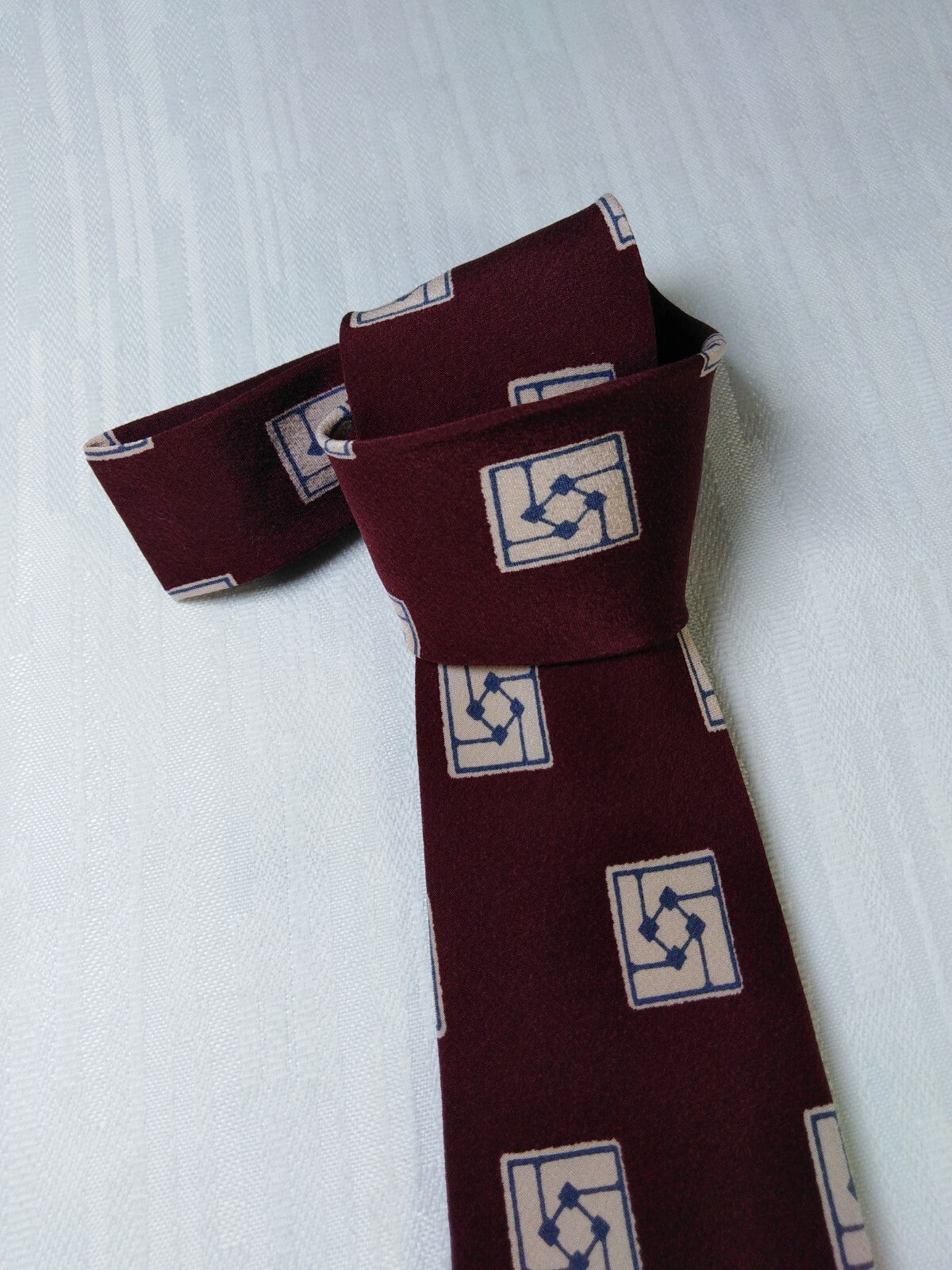 PROCHOWNICK 100% SILK TIE SETA CRAVATTA NECKTIE MADE IN ITALIA CLASSIC