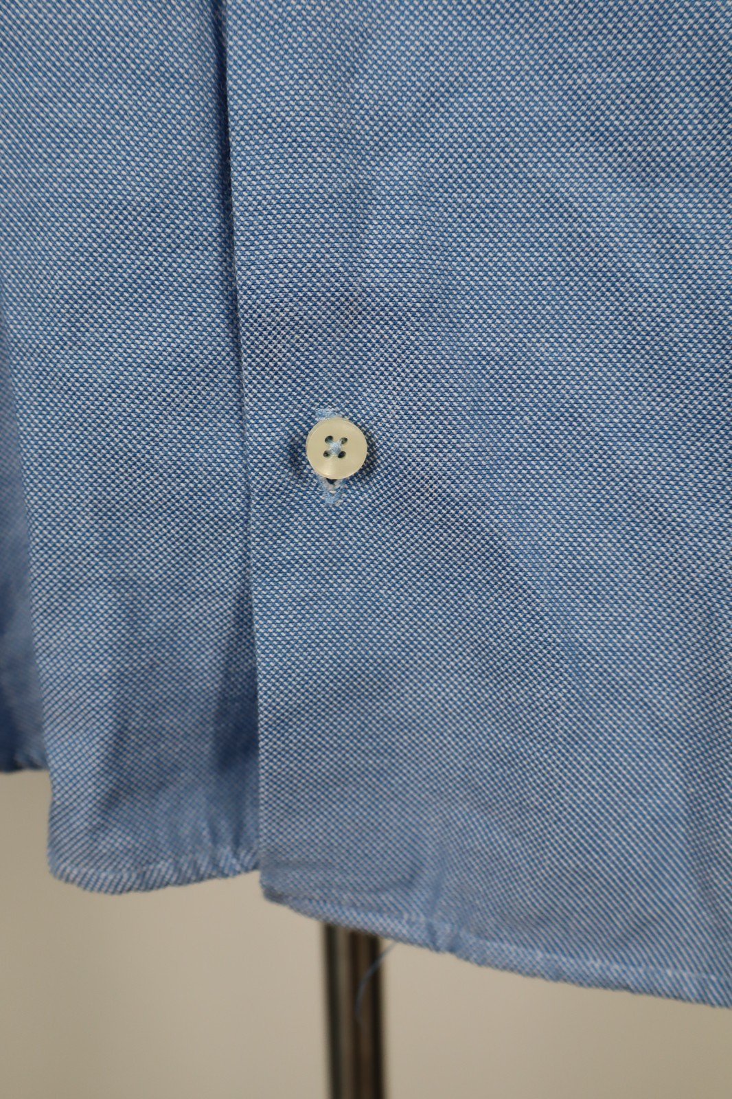 NAZARENO GABRIELLI CAMICIA COTONE UOMO TG. 41 MAN CASUAL VINTAGE SHIRT LOGO