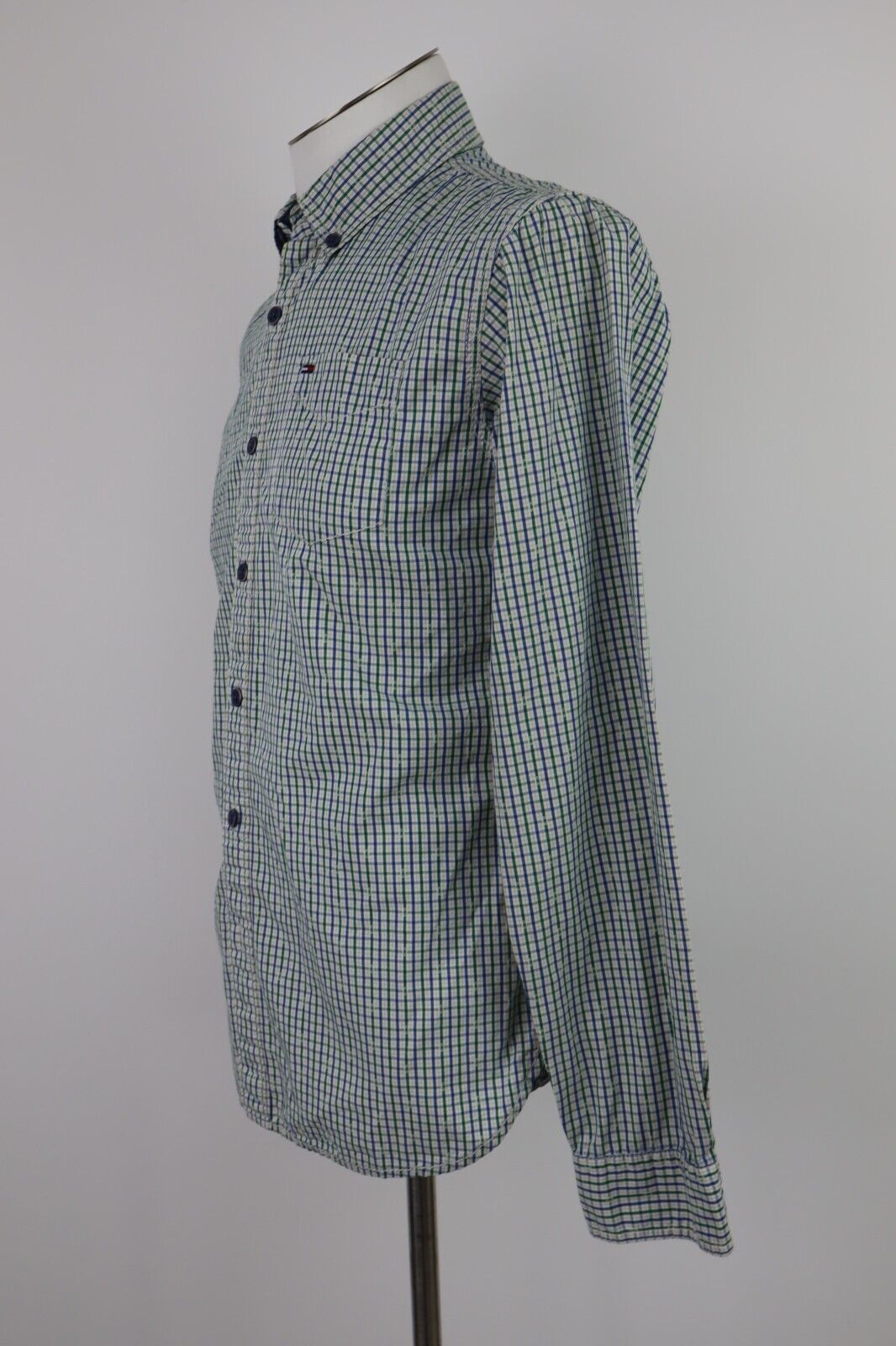 TOMMY HILFIGER CAMICIA UOMO COTONE TG. S MAN CASUAL VINTAGE SHIRT