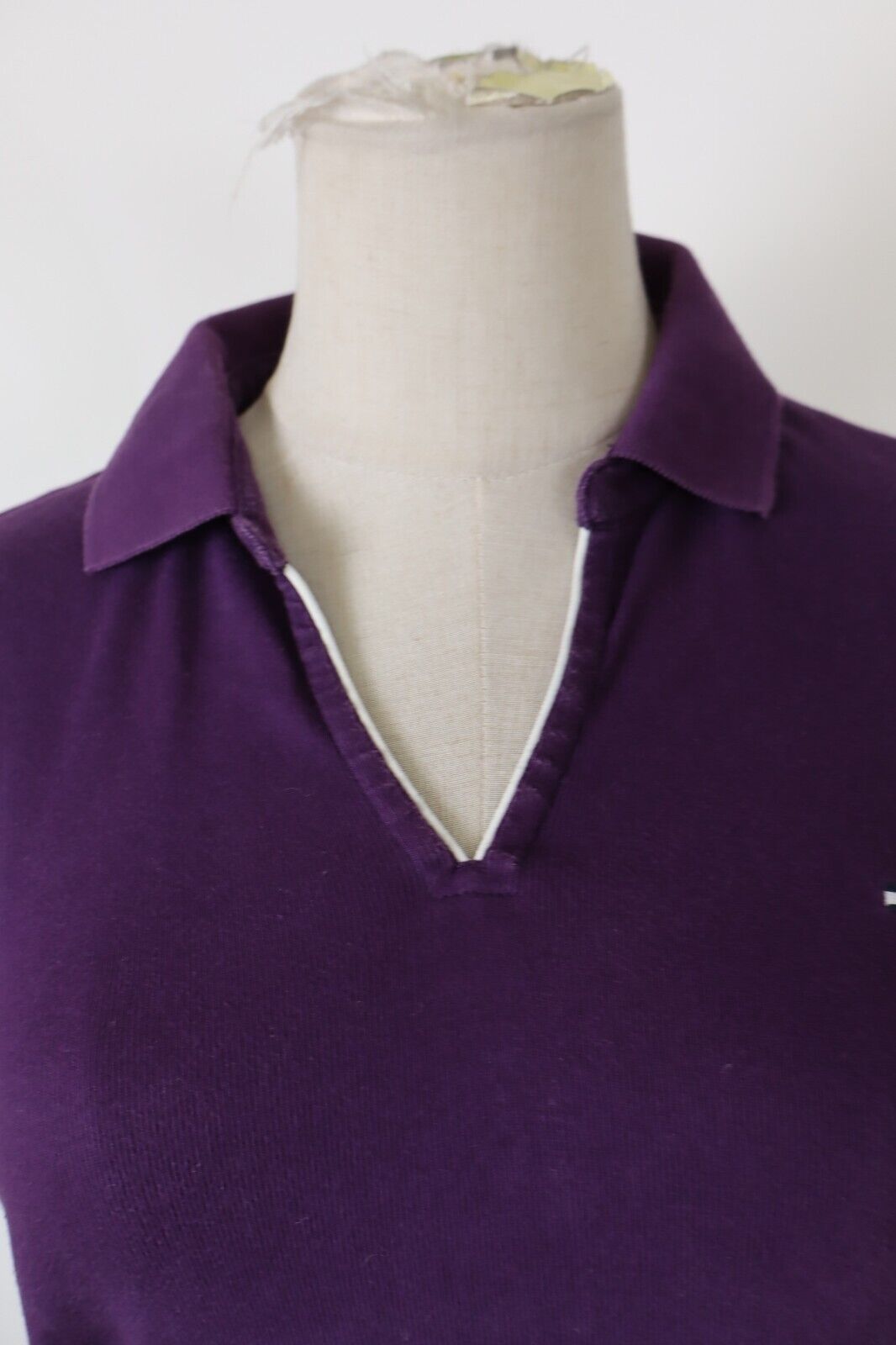 TOMMY HILFIGER POLO MAGLIA T-SHIRT DONNA COTONE TG. S WOMAN SHIRT CASUAL VINTAGE