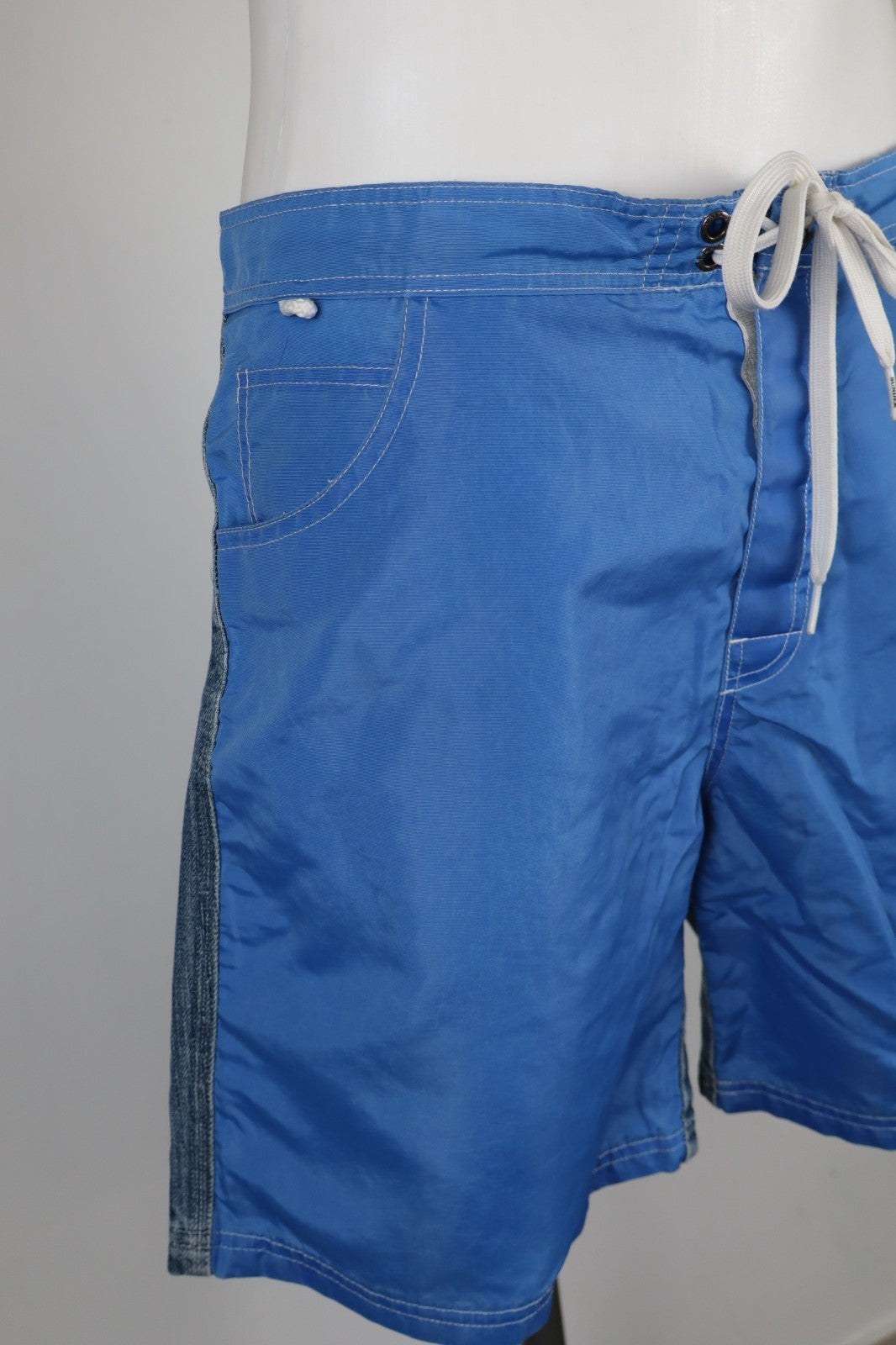 SUNDEK COSTUME PANTALONCINO MARE UOMO TG 32 MAN SWIMSUIT VINTAGE CASUAL DENIM