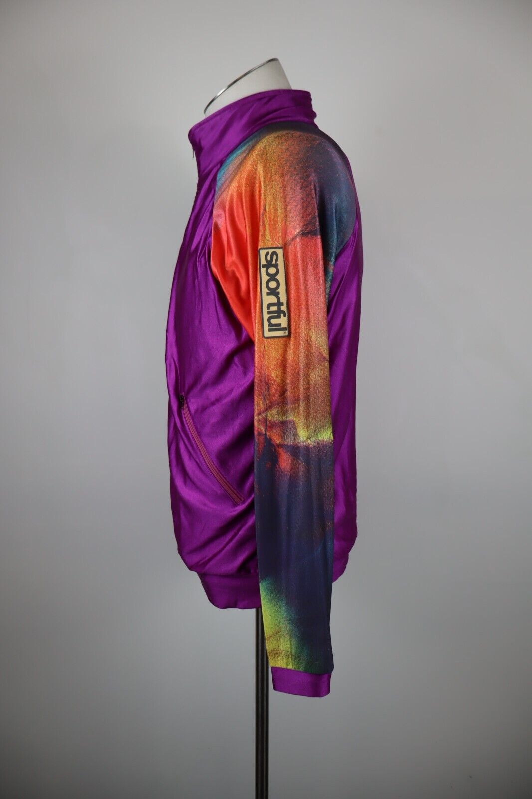 SPORTFUL GIACCA CON ZIP SPORT CICLISMO UOMO Tg 44 MAN VINTAGE JACKET