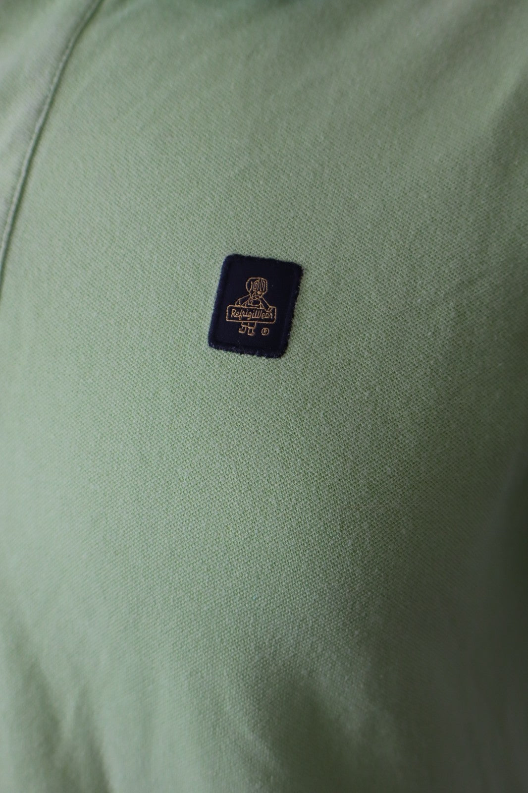 REFRIGIWEAR MAGLIA POLO COTONE UOMO TG. S MAN T-SHIRT CASUAL VINTAGE COTONE