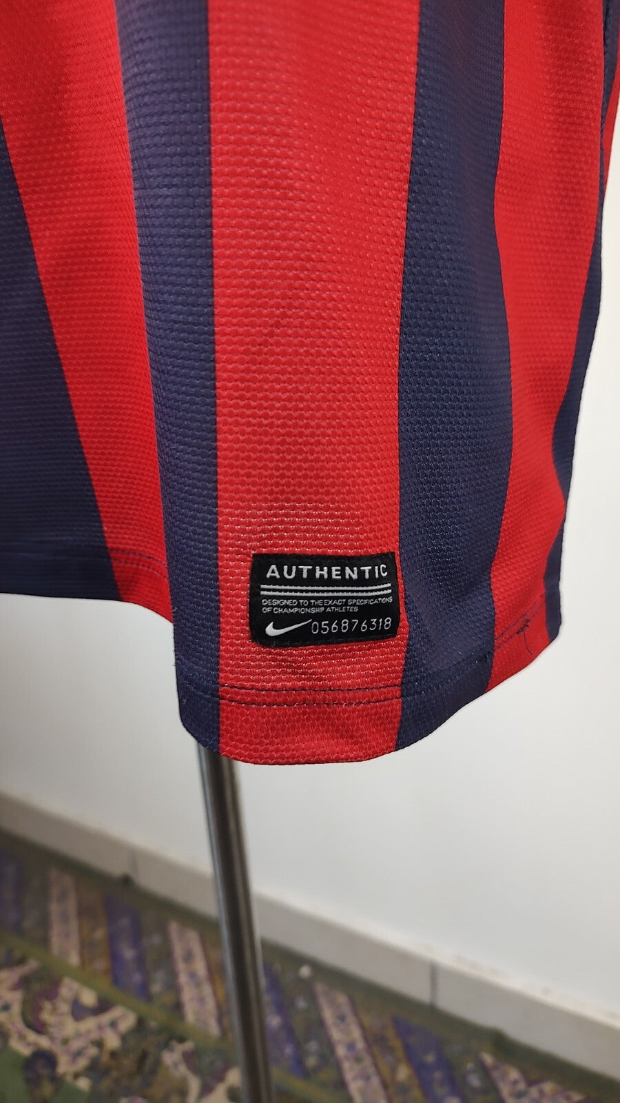 NIKE BARCELLONA MAGLIA CALCIO UOMO Tg L TRIKOT JERSEY SOCCER VINTAGE SPORT 13/14