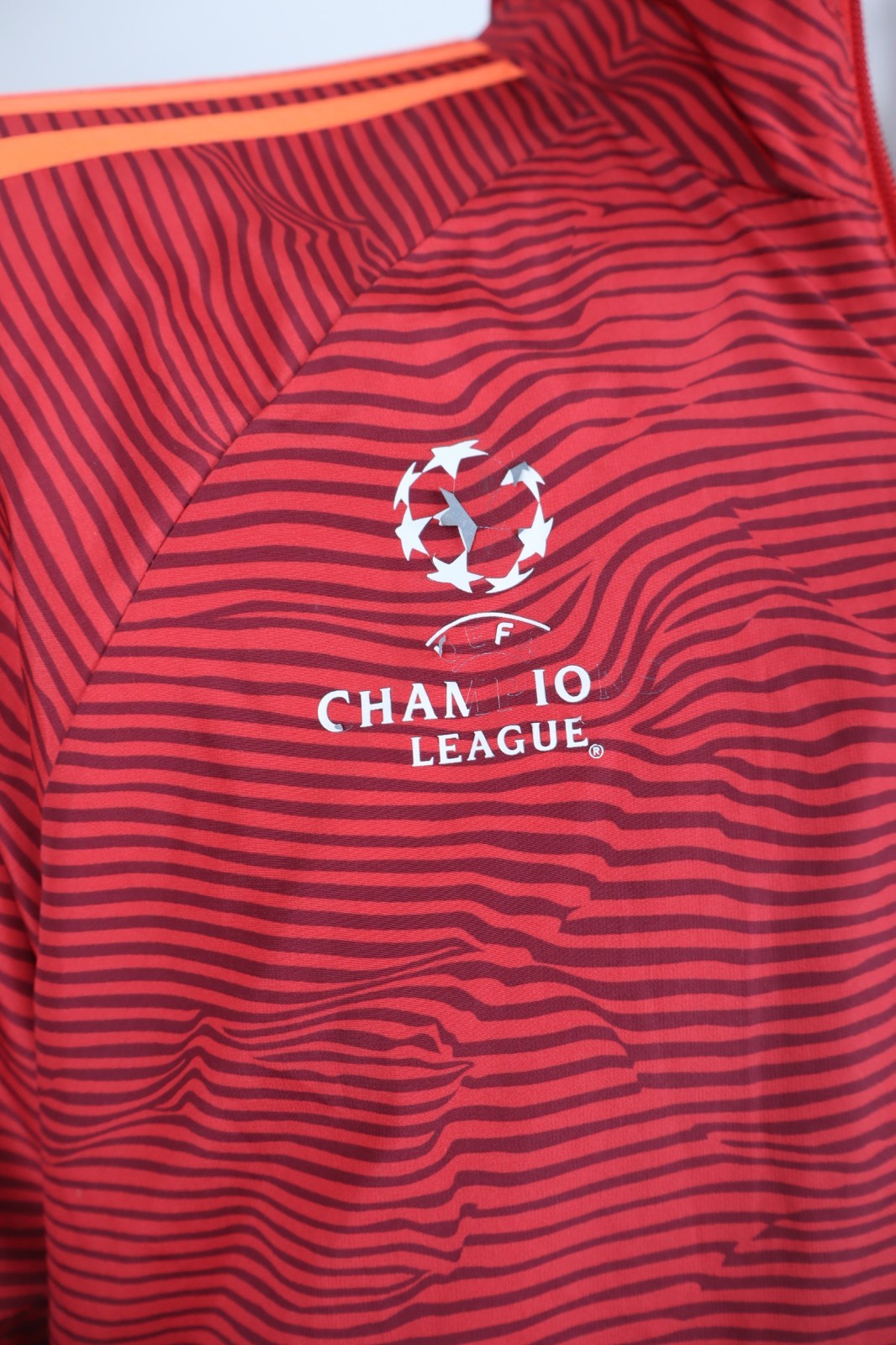 ADIDAS MANCHESTER GIACCA SPORT CALCIO UOMO M VINTAGE JACKET SOCCER IMPERMEABILE