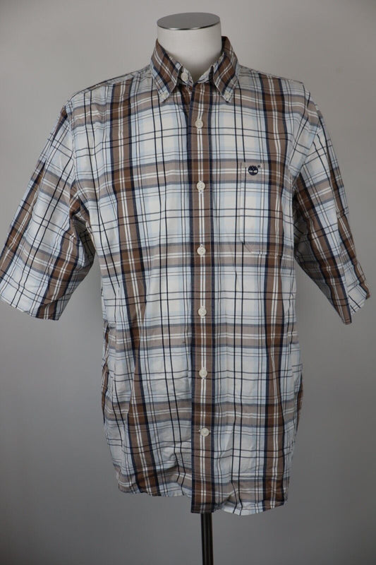 TIMBERLAND CAMICIA UOMO TG L MAN SHIRT CASUAL VINTAGE COTONE COTTON