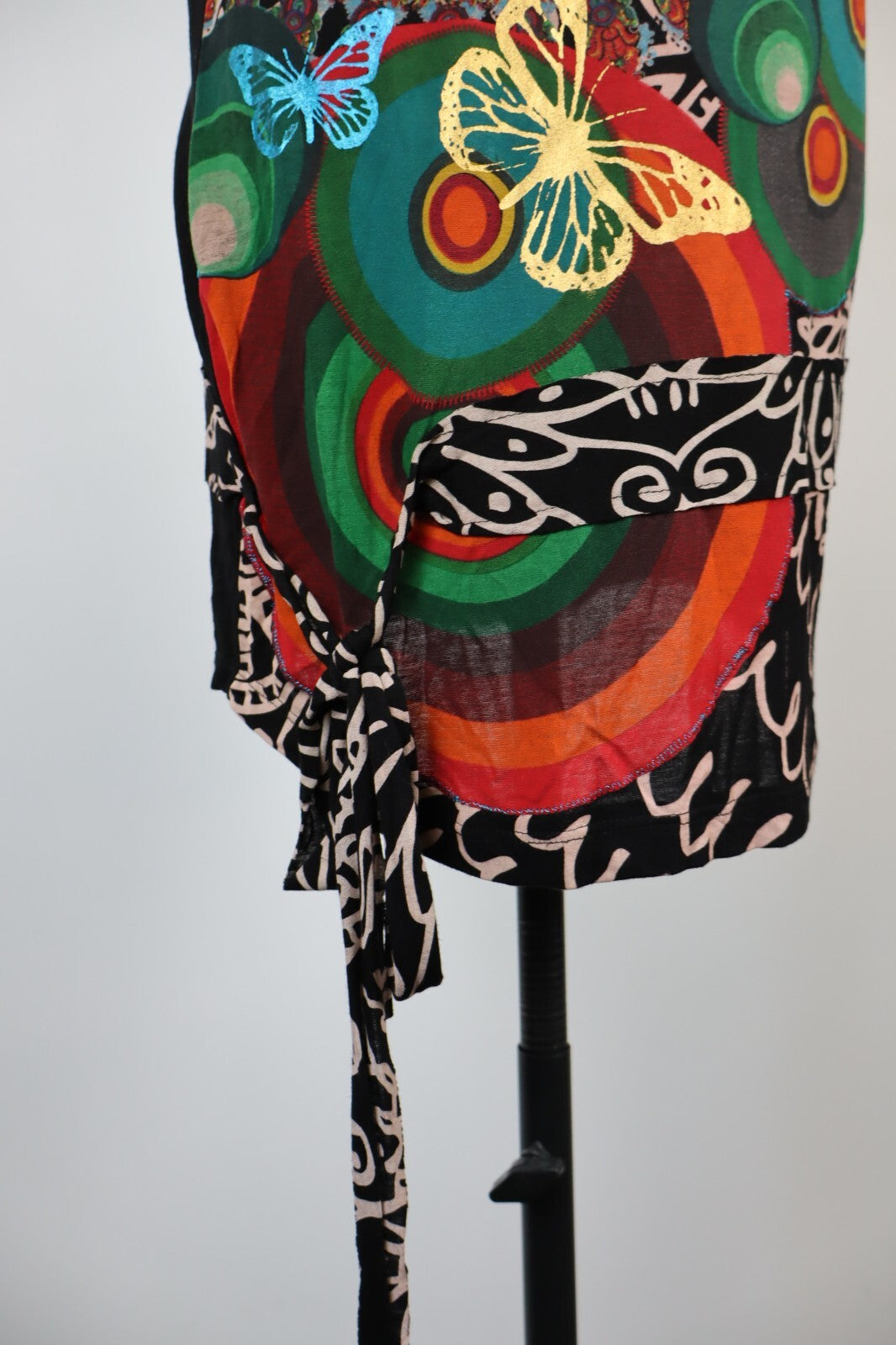 DESIGUAL VESTITO ABITO DONNA TG. M WOMAN CASUAL VINTAGE DRESS