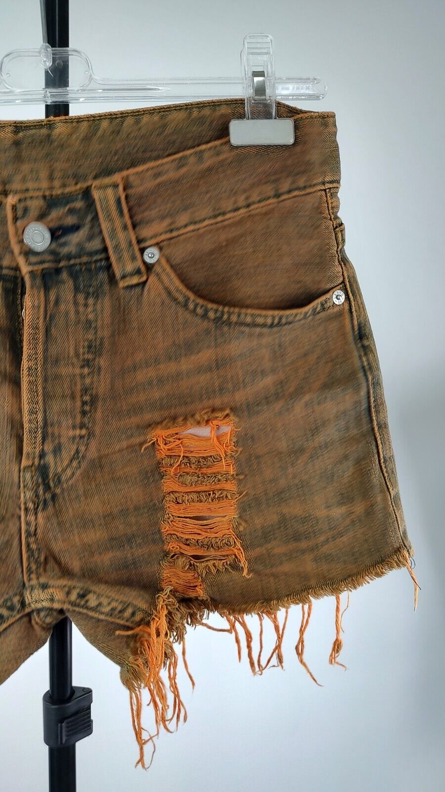 LEVI'S PANTALONCINO DENIM JEANS DONNA TG W31 WOMAN VINTAGE SHORTS