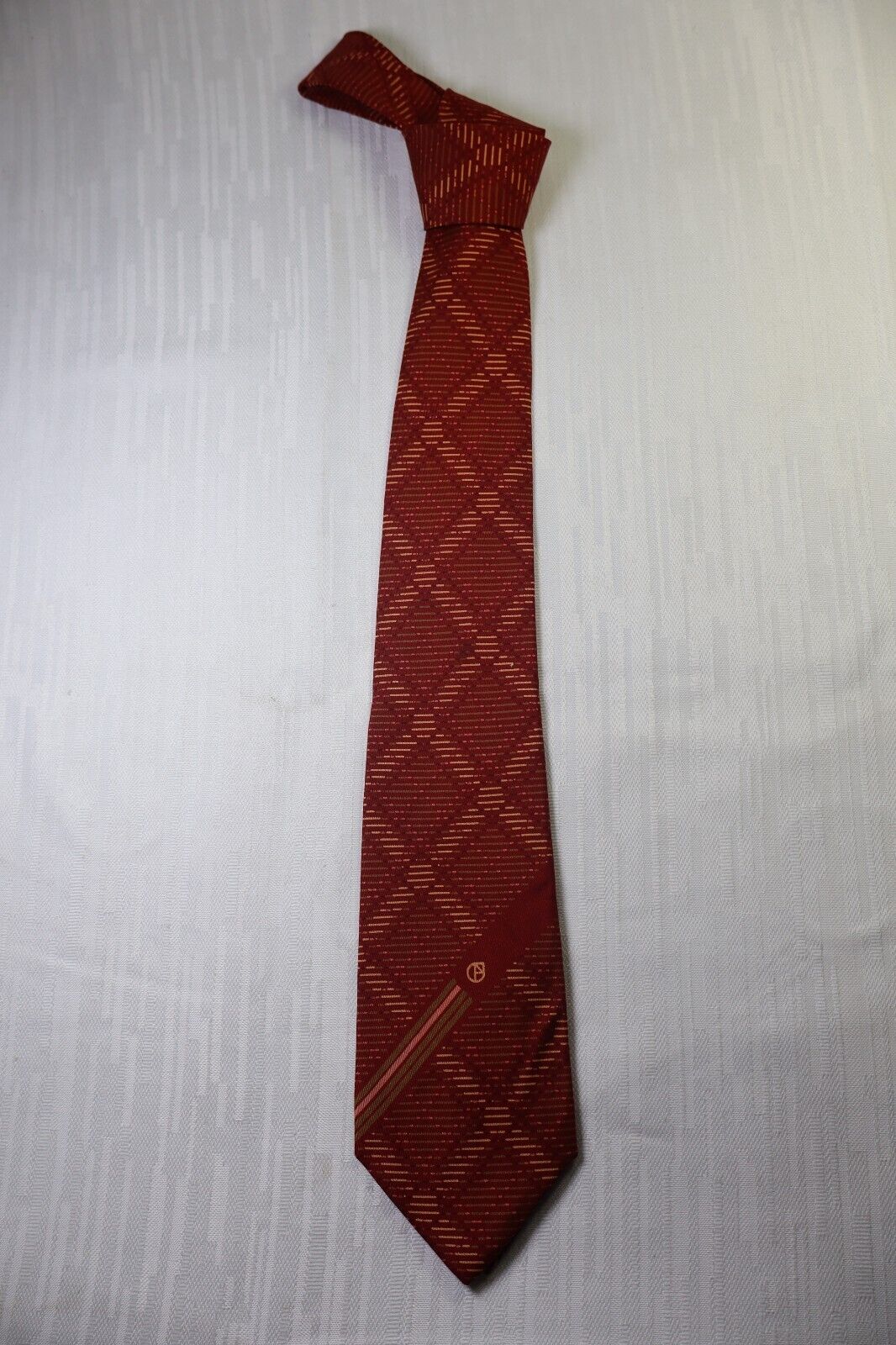 NAZARENO GABRIELLI 100% SETA SILK TIE CRAVATTA NECKTIE VINTAGE CLASSIC ITALY