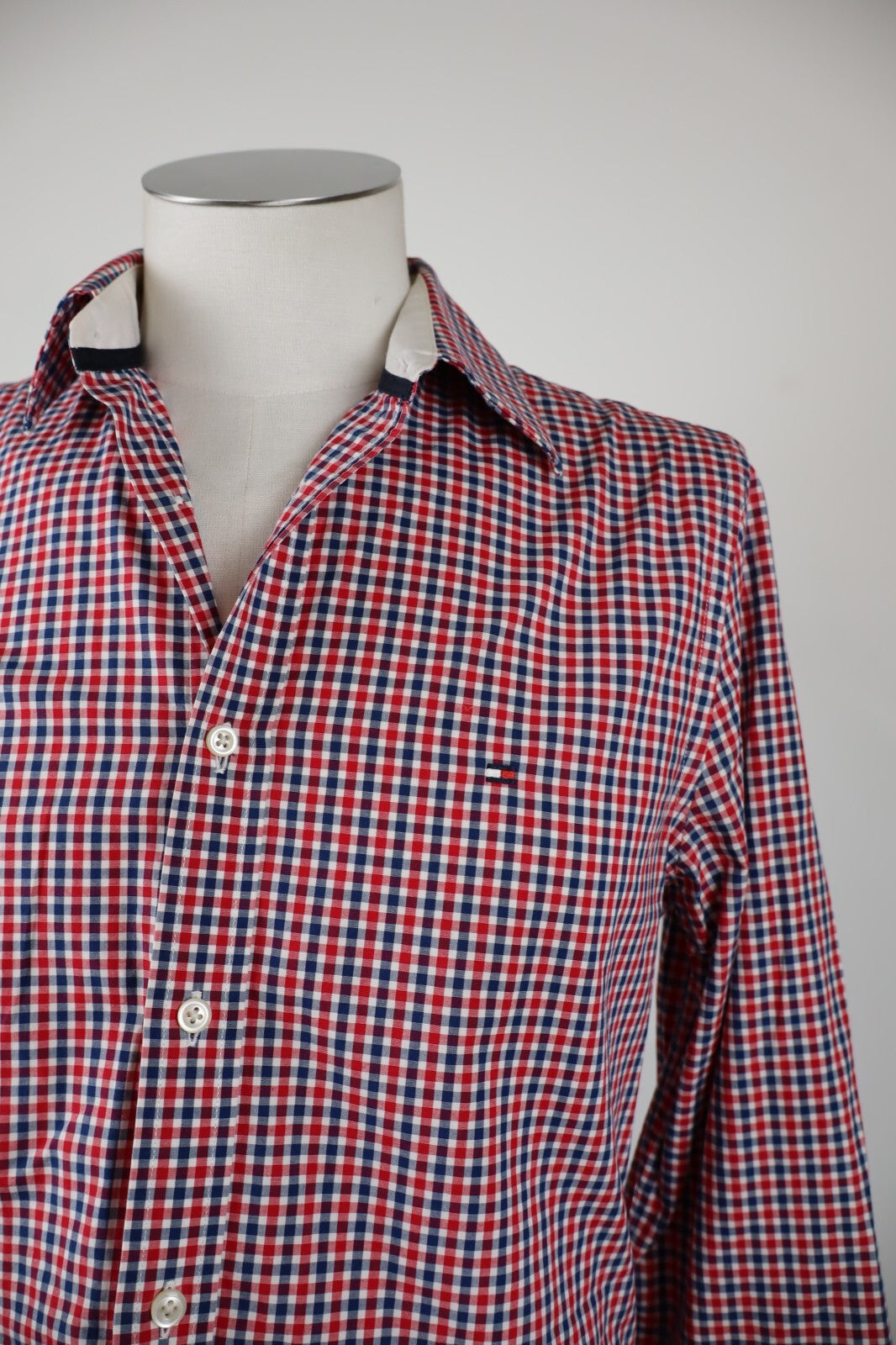 TOMMY HILFIGER CAMICIA UOMO COTONE TG. S MAN CASUAL VINTAGE SHIRT