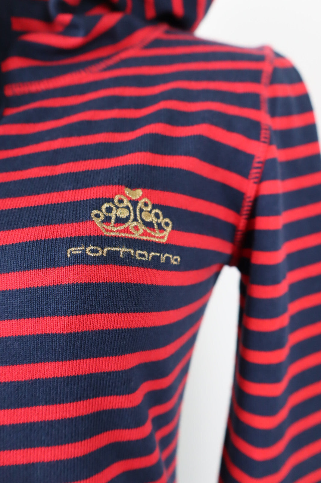 FORNARINA FELPA DONNA Tg S WOMAN CASUAL VINTAGE SPORT SWEATSHIRT COTONE