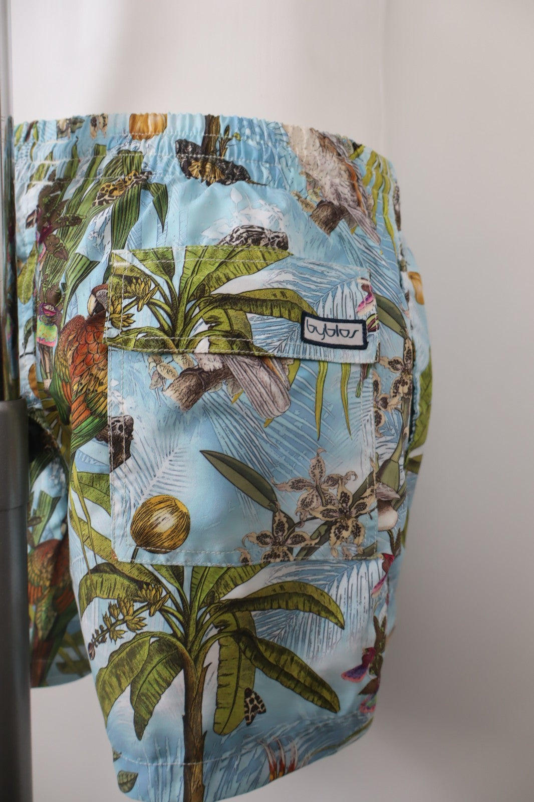 BYBLOS COSTUME PANTALONCINO MARE UOMO TG 48 MEN SWIMSUIT VINTAGE CASUAL