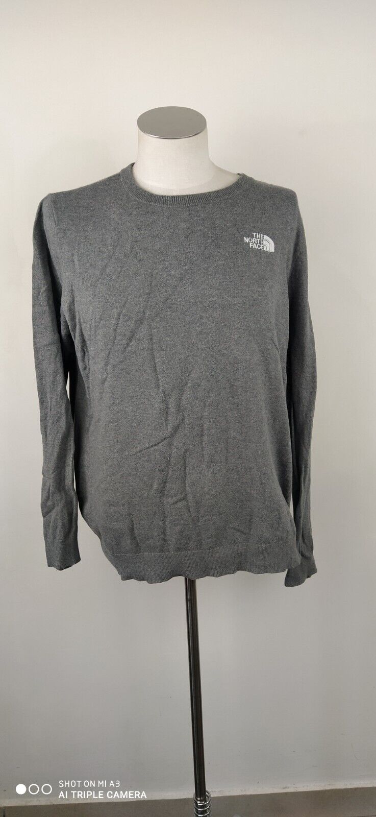 THE NORTH FACE MAGLIONE MAGLIA COTONE VINTAGE UOMO Tg. L SWEATER MAN CASUAL