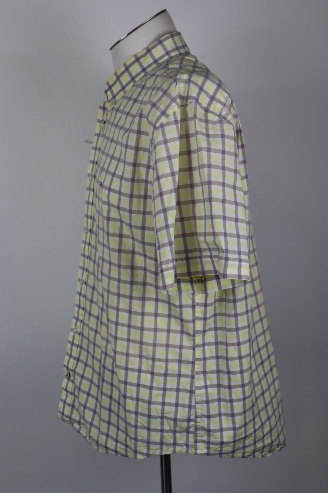 TOMMY HILFIGER CAMICIA UOMO TG. 2XL MAN CASUAL SHIRT VINTAGE SHIRT COTONE