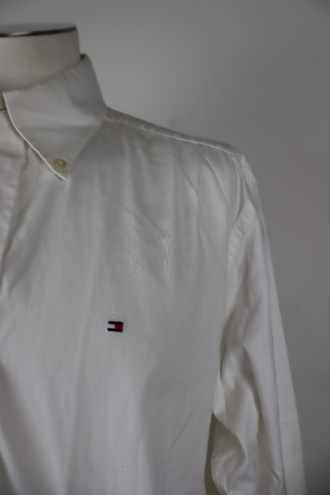 TOMMY HILFIGER CAMICIA UOMO COTONE TG. L MAN CASUAL VINTAGE COTTON SHIRT