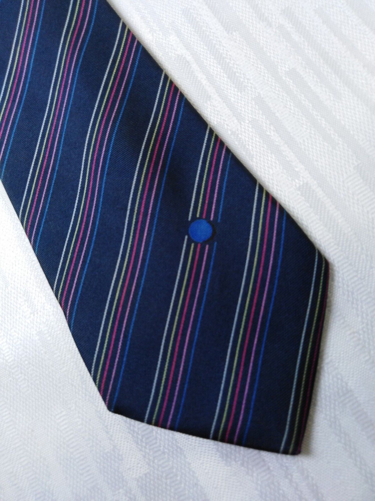 NAZARENO GABRIELLI 100% SETA SILK TIE CRAVATTA NECKTIE VINTAGE CLASSIC ITALY