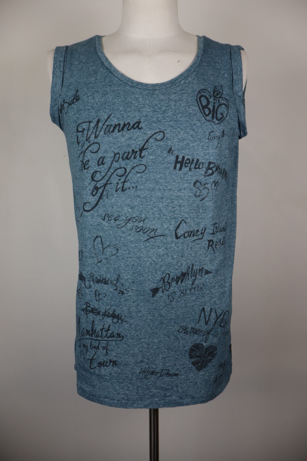 TOMMY HILFIGER MAGLIA SMANICATA UOMO TG L MAN T-SHIRT CASUAL VINTAGE COTONE