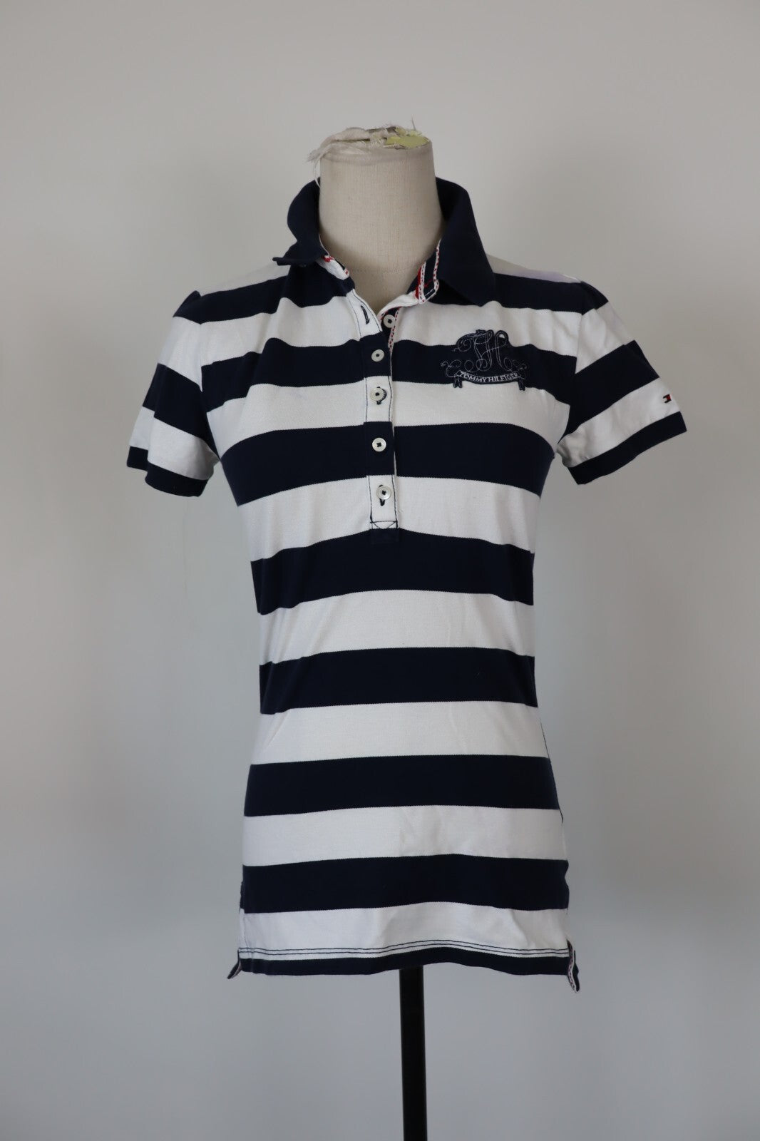 TOMMY HILFIGER MAGLIA POLO DONNA TG S WOMAN CASUAL VINTAGE TOP T-SHIRT