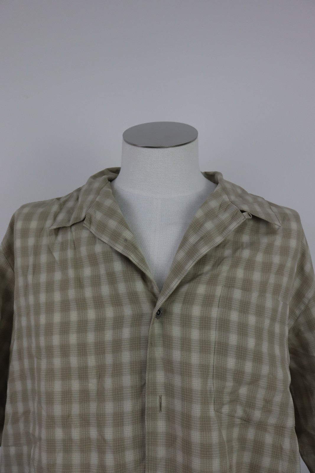COLUMBIA CAMICIA UOMO TG. L MAN CASUAL SPORTSWEAR VINTAGE SHIRT NYLON