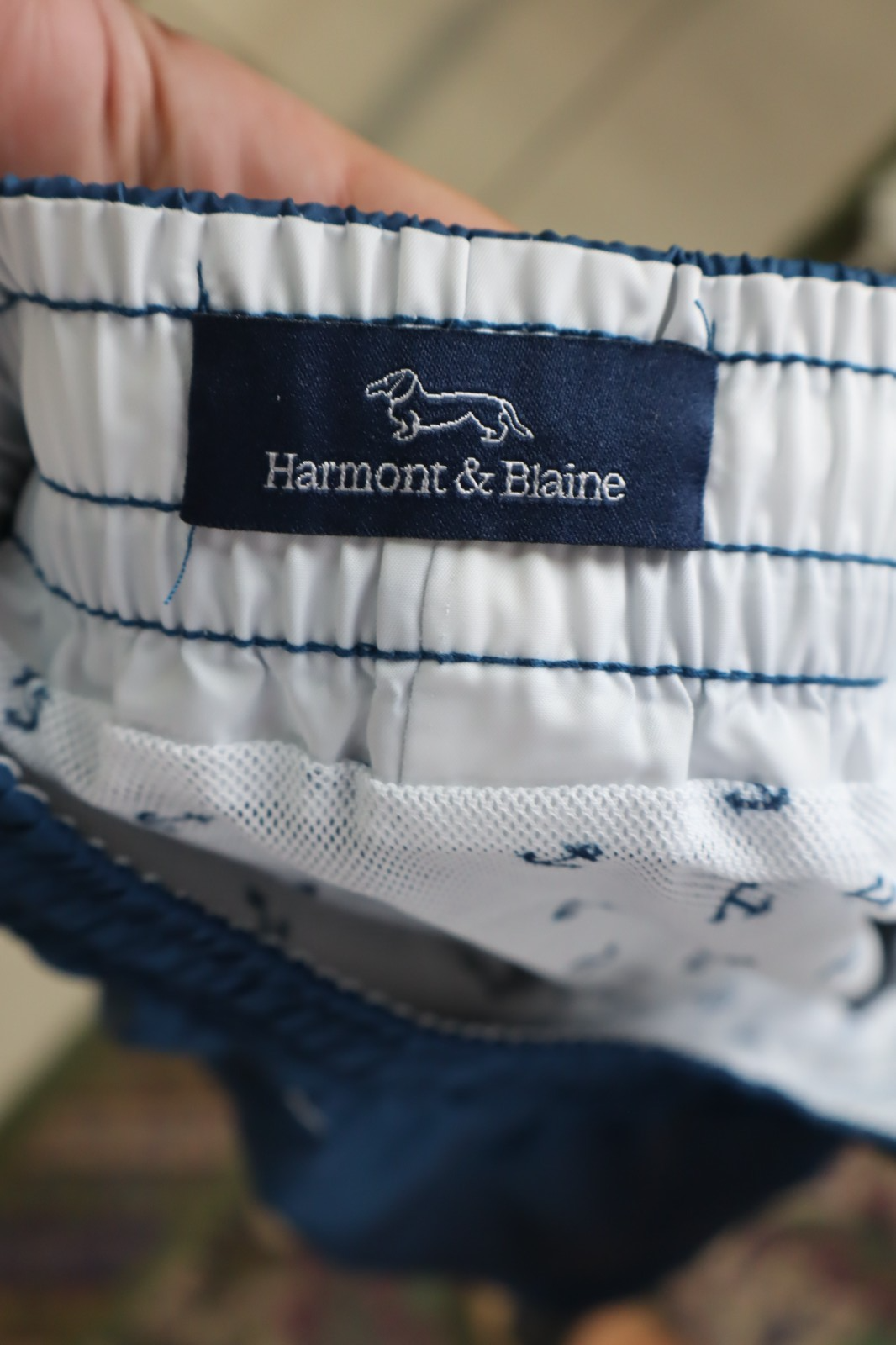 HARMONT & BLAINE COSTUME PANTALONCINO MARE UOMO TG M MAN SWIMSUIT VINTAGE CASUAL