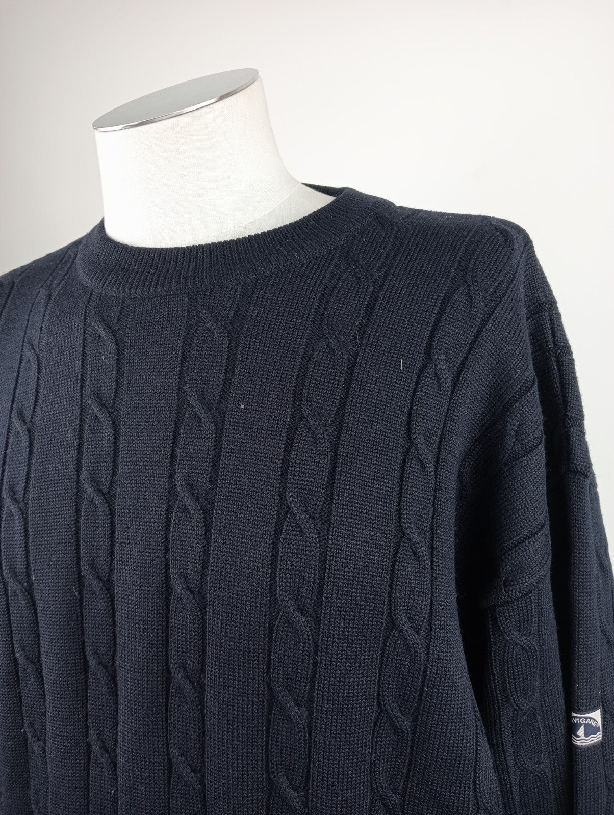 NAVIGARE MAGLIONE LANA WOOL UOMO TG XL MAN SWEATER CASUAL VINTAGE
