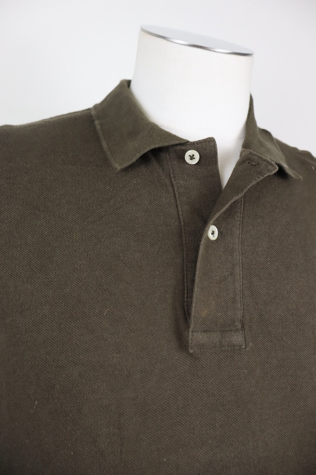 RALPH LAUREN MAGLIA POLO UOMO COTONE TG. L MAN COTTON SHIRT CASUAL VINTAGE LOGO