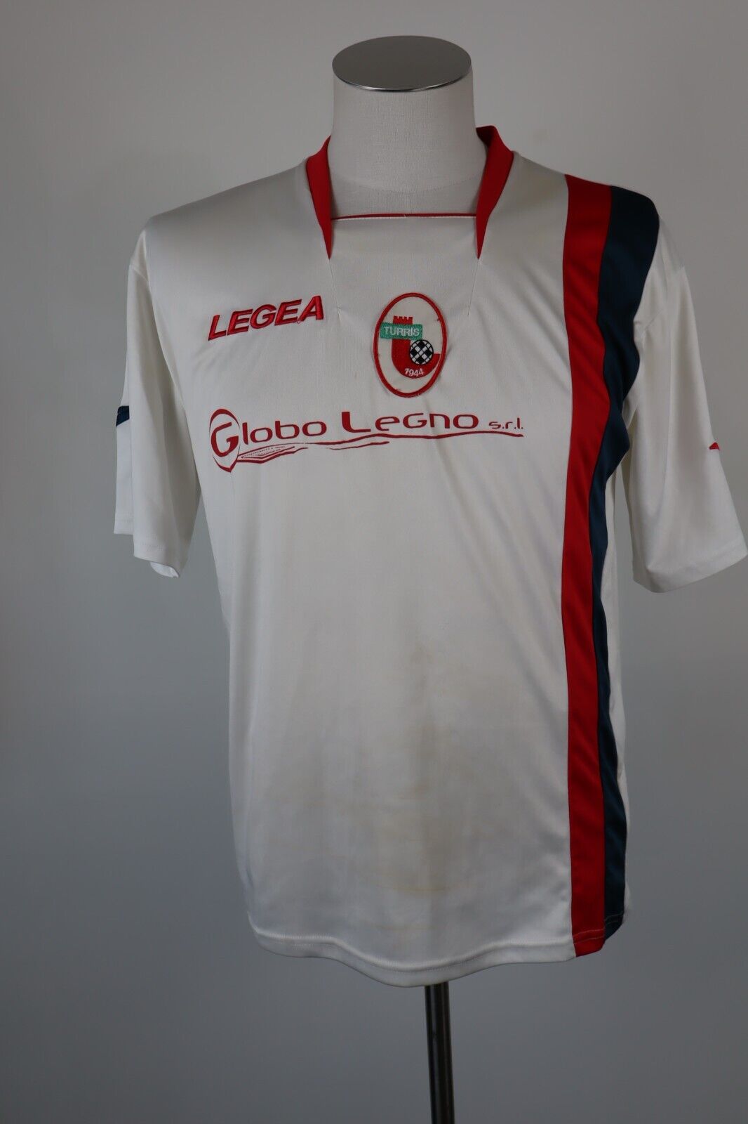 LEGEA TURRIS N 1 MAGLIA CALCIO UOMO Tg M SOCCER TRIKOT MAN VINTAGE JERSEY