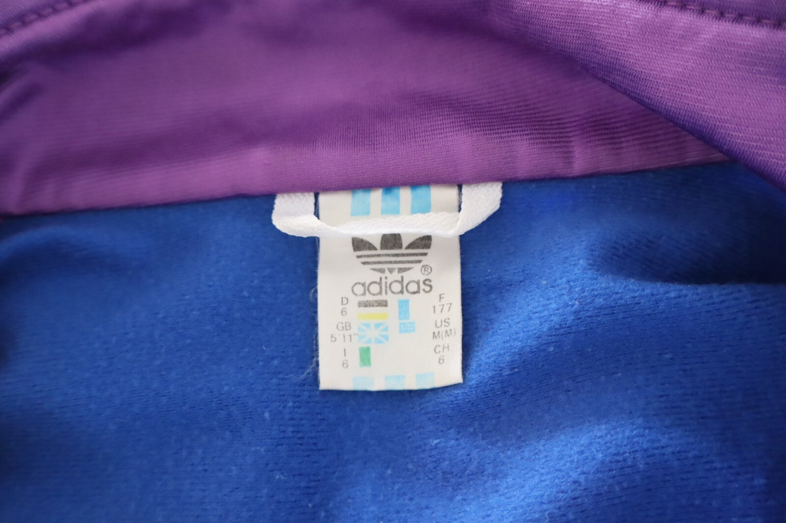 ADIDAS GIACCA '80 SPORTIVA UOMO Tg. 6 MAN CASUAL SPORT JACKET VINTAGE